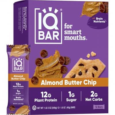 IQ Bar Almond Chocolate Chip 